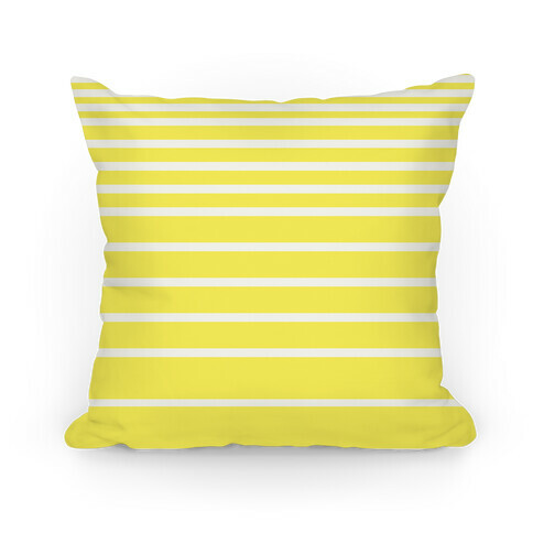 Yellow Stripe Pillow Pillow