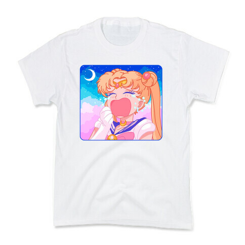 Crying Usagi Sky Kids T-Shirt