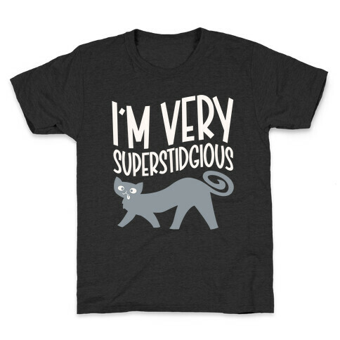 Superstidgious Derpy Cat Parody Kids T-Shirt