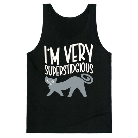 Superstidgious Derpy Cat Parody Tank Top