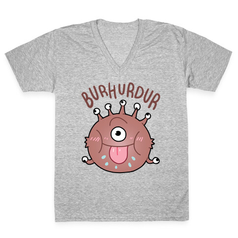 Derpy Beholder BurHurDur V-Neck Tee Shirt