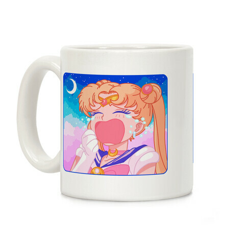 Crying Usagi Sky Coffee Mug