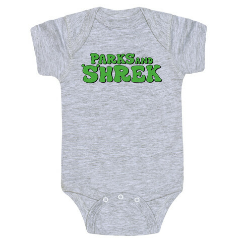 Parks and Shrek Parody Baby One-Piece