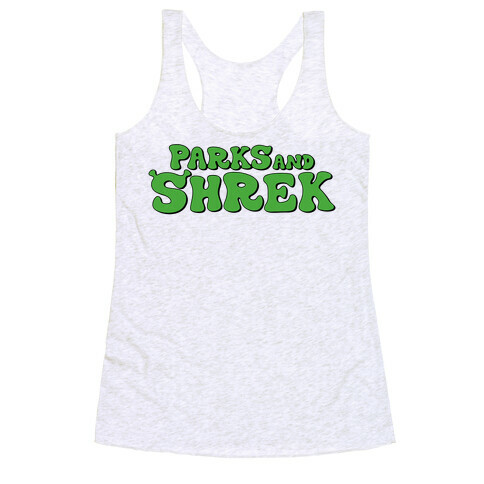 Parks and Shrek Parody Racerback Tank Top