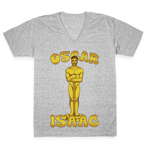 Oscar Isaac Award Parody V-Neck Tee Shirt
