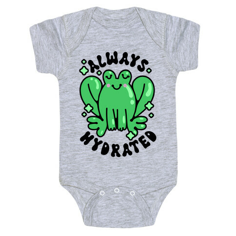 Always Hydrated Frog  Baby One-Piece