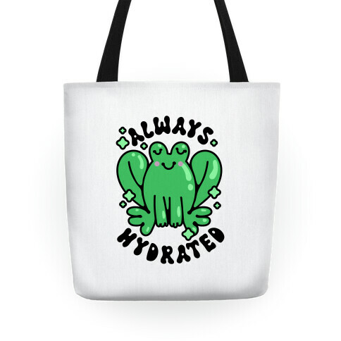 Always Hydrated Frog  Tote