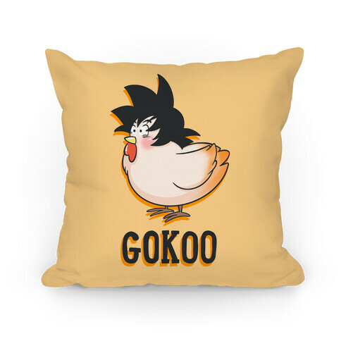 Gokoo Chicken Parody (orange) Pillow