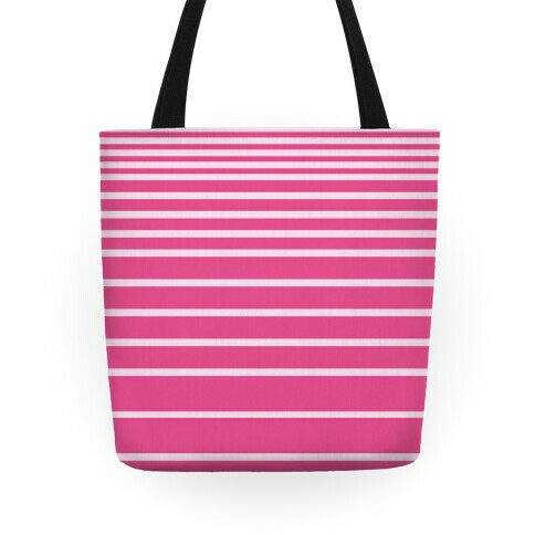 Pink Stripe Tote Tote