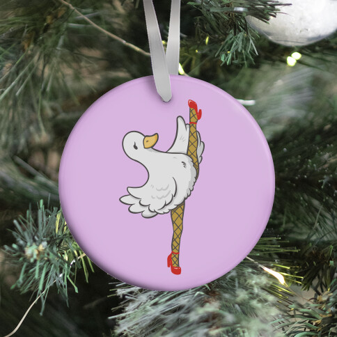 Duck Dance Pin-up Legs Ornament