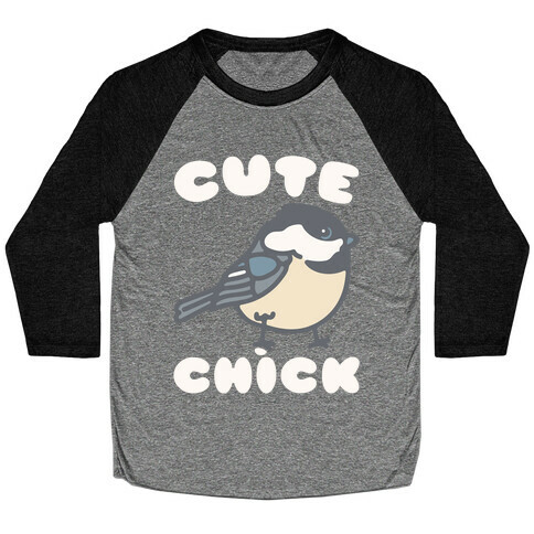 Cute Chick Baseball Tee