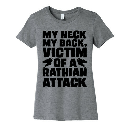 My Neck My Back Victim of A Rathian Attack Parody Womens T-Shirt