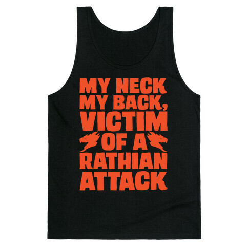 My Neck My Back Victim of A Rathian Attack Parody Tank Top