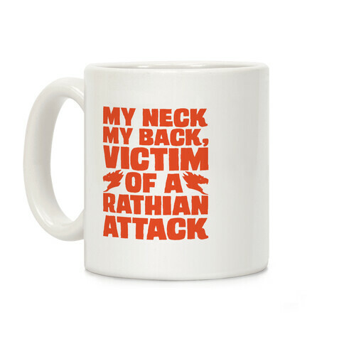 My Neck My Back Victim of A Rathian Attack Parody Coffee Mug