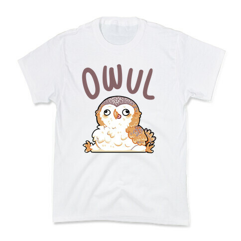 Derpy Owl Owul Kids T-Shirt