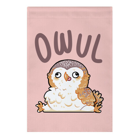 Derpy Owl Owul Garden Flag