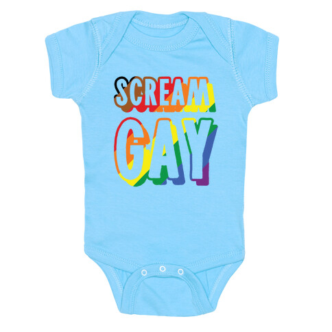 Scream Gay Baby One-Piece