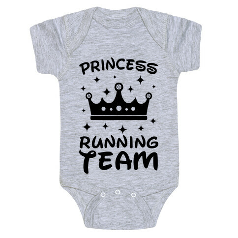Princess Running Team Neon Baby One-Piece