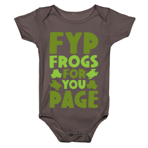 FYP Frogs For You Page Parody Baby One-Piece