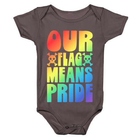 Our Flag Means Pride Baby One-Piece