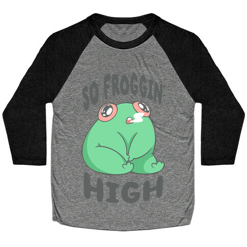 So Froggin' High Baseball Tee