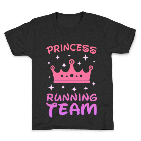 Princess Running Team (sunset) Kids T-Shirt
