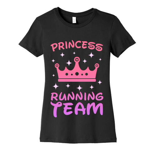 Princess Running Team (sunset) Womens T-Shirt