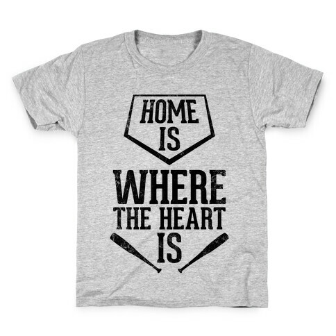 Home Is Where The Heart Is (Vintage) Kids T-Shirt