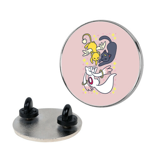 Magical Mascots - Luna, Kero and Kyubey Pin