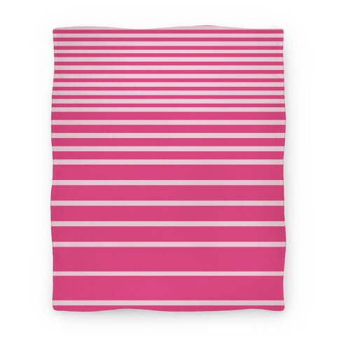 Pink Stripe Blanket Blanket