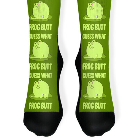 Guess What Frog Butt Sock