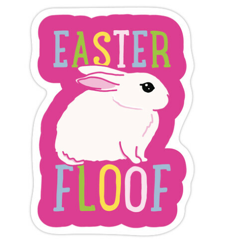 Easter Floof Die Cut Sticker