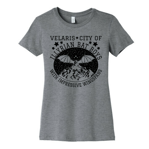 City Of Illyrian Bat Boys With Impressive Wingspans Womens T-Shirt