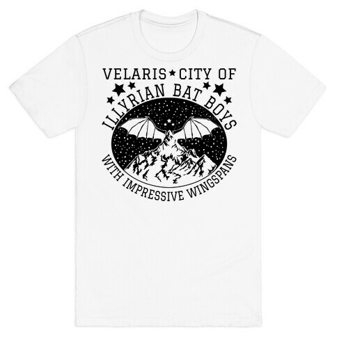 City Of Illyrian Bat Boys With Impressive Wingspans T-Shirt