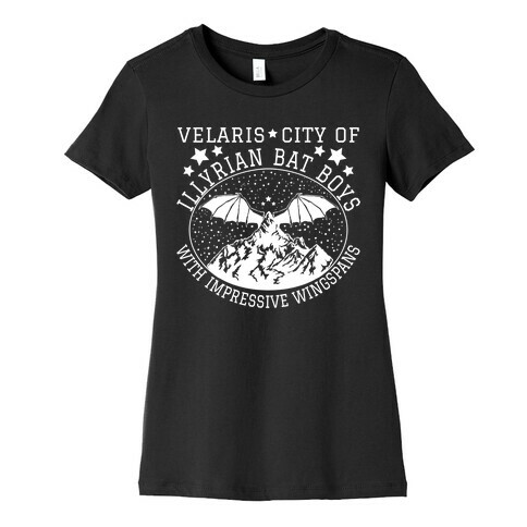 City Of Illyrian Bat Boys With Impressive Wingspans Womens T-Shirt