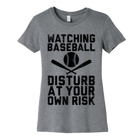 Watching Baseball (Vintage) Womens T-Shirt