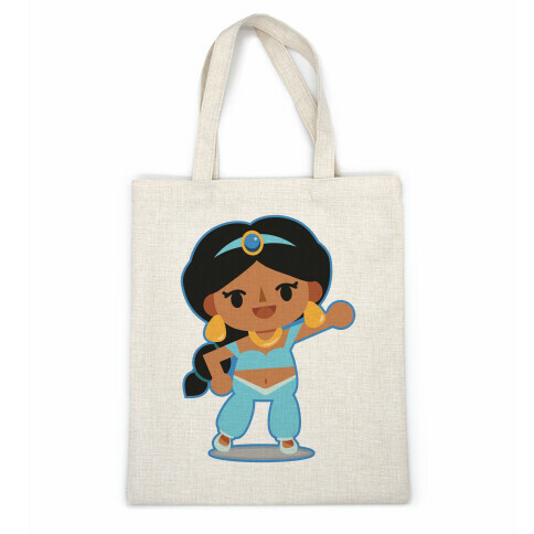 Princess Crossing Jasmine Parody Blue Casual Tote