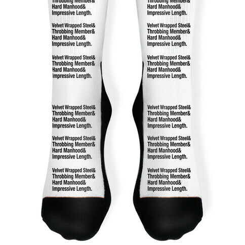 Velvet Wrapped Steel List Sock
