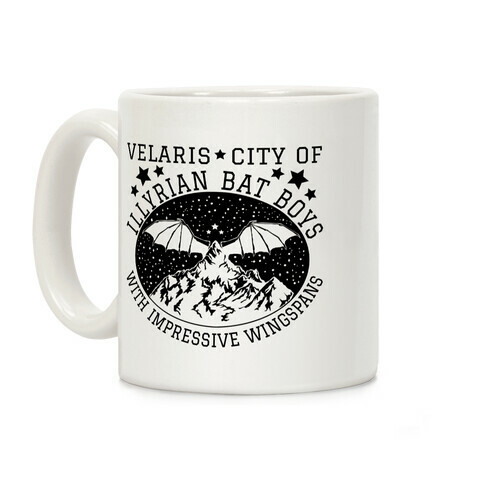 City Of Illyrian Bat Boys With Impressive Wingspans Coffee Mug