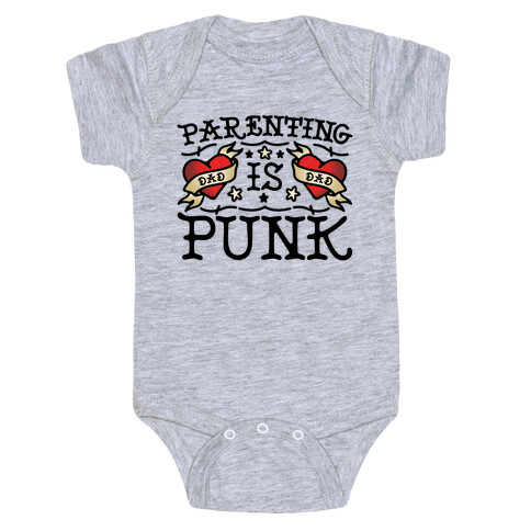 Parenting Is Punk Dad Baby One-Piece