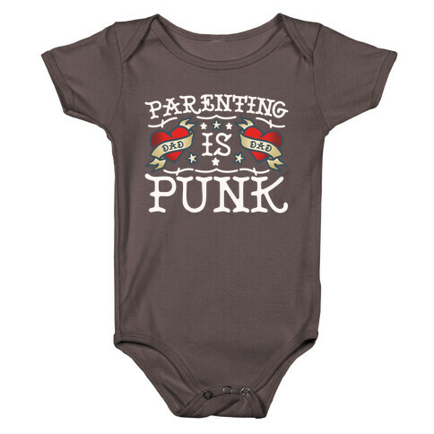 Parenting Is Punk Dad Baby One-Piece