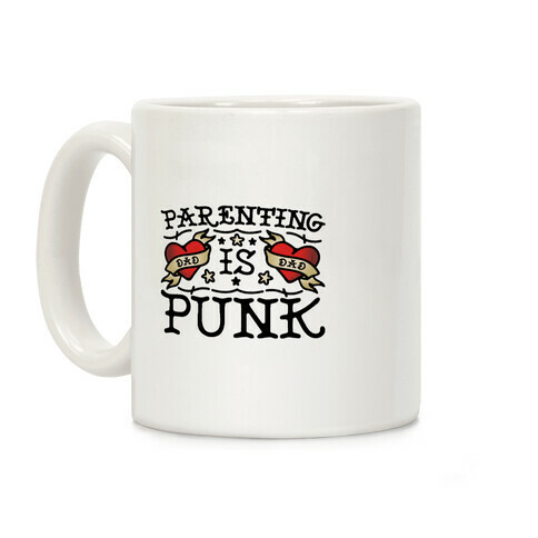 Parenting Is Punk Dad Coffee Mug