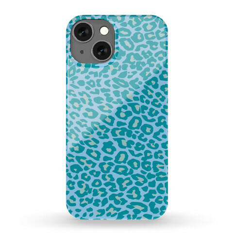 Blue Leopard Print Case Phone Case