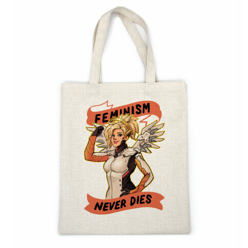 Feminism Never Dies Mercy Parody Casual Tote