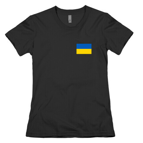 Flag Of Ukraine Womens T-Shirt