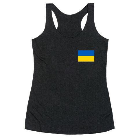 Flag Of Ukraine Racerback Tank Top