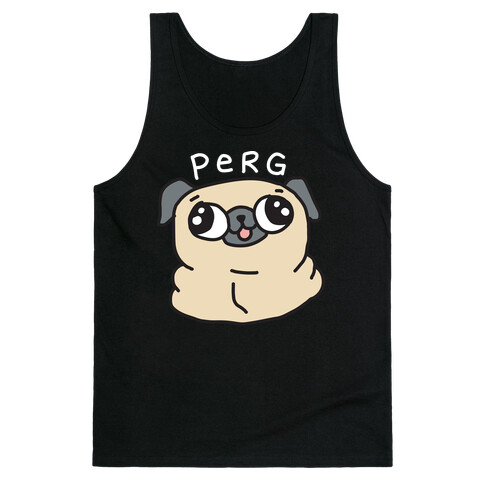 Perg Derpy Pug Tank Top