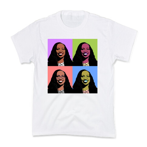 Pop Art Ketanji Brown Jackson Kids T-Shirt