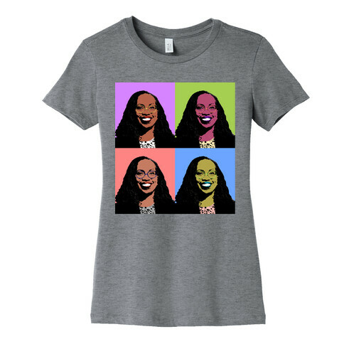 Pop Art Ketanji Brown Jackson Womens T-Shirt