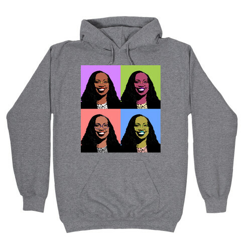 Pop Art Ketanji Brown Jackson Hooded Sweatshirt
